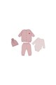 Pierre Cardin Baby Set de imbracaminte - 4 piese, casual, unisex, imprimeu logo Fete