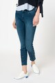 Zabaione Blugi crop skinny cu strasuri Linda Femei