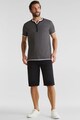 Esprit Tricou slim fit cu decolteu henley Barbati