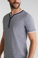 Esprit Tricou slim fit cu decolteu henley Barbati