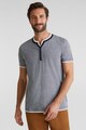 Esprit Tricou slim fit cu decolteu henley Barbati