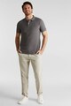 Esprit Tricou polo slim fit din material pique Barbati