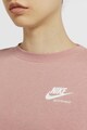 Nike Bluza sport crop cu decolteu la baza gatului Femei