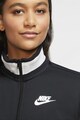 Nike Bluza sport cu fermoar si imprimeu logo Femei