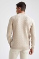 DeFacto Pulover tricotat din amestec de lana Barbati
