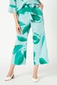 Marella Pantaloni crop cu croiala ampla si imprimeu floral Baia Femei