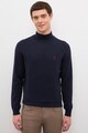U.S. Polo Assn. Фино плетен пуловер с поло Мъже