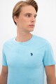 U.S. Polo Assn. Tricou regular fit cu decolteu la baza gatului Barbati