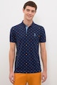 U.S. Polo Assn. Tricou polo slim fit cu model geometric Barbati