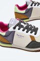 Pepe Jeans London Pantofi sport din piele ecologica si piele intoarsa sintetica Femei