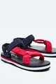 Pepe Jeans London Sandale cu inchidere velcro si aspect contrastant Femei