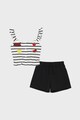 Mayoral Set 2 piese cu top crop si pantaloni scurti, fete, cu imprimeu Fete