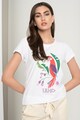 Liu Jo Tricou de plaja cu imprimeu grafic Femei