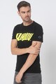 Replay Tricou cu decolteu la baza gatului si logo Barbati