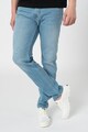 Versace Jeans Couture Blugi cu talie joasa cu aspect deteriorat Barbati