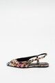 Versace Jeans Couture Pantofi slingback din satin cu imprimeu Audrey Femei