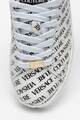 Versace Jeans Couture Pantofi sport din piele si piele ecologica cu imprimeu logo Barbati