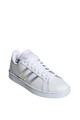 adidas Performance Pantofi sport din piele ecologica cu garnituri cu model holografic Grand Court Femei