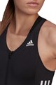 adidas Performance Body fara maneci cu fenta cu fermoar pentru fitness Femei