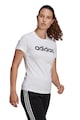 adidas Sportswear Tricou slim fit cu imprimeu logo Essentials Femei
