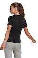 adidas Sportswear Tricou slim fit cu imprimeu logo Essentials Femei