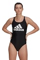 adidas Performance Costum de baie intreg cu imprimeu logo Femei