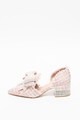 Jeffrey Campbell Pantofi cu aspect de tuid, cu aplicatie cu funda Valenti Femei