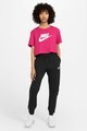 Nike Tricou crop cu imprimeu logo Sportswear Essentials Femei