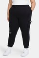 Nike Pantaloni sport cu buzunare cu clapa Swoosh Femei