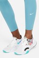 Nike Colanti cu talie inalta si tehnologie Dri-Fit, pentru fitness One Femei