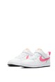 Nike Pantofi sport din piele cu bareta cu inchidere velcro Court Borough Fete