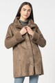 FEDERICA COSTA Birkabőr hatású kabát zsebekkel női