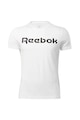 Reebok Tricou slim fit de bumbac pentru fitness Linear Read Barbati