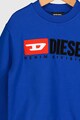Diesel Bluza sport cu decolteu la baza gatului si logo Division Fete