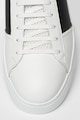 Emporio Armani Pantofi sport low-cut de piele si piele ecologica Barbati