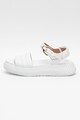 Emporio Armani Sandale din piele cu talpa wedge Femei