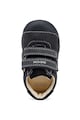 Geox Pantofi de piele nabuc cu amortizare si cusaturi contrastante Baieti