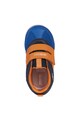 Geox Pantofi sport respirabili cu garnituri de piele ecologica si plasa Fete