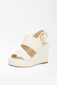 GUESS Sandale wedge de piele ecologica Nolita Femei