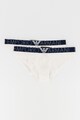 Emporio Armani Underwear Set de chiloti brazilieni cu banda logo in talie - 2 perechi Femei