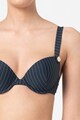 Emporio Armani Underwear Costum de baie din doua piese in dungi Femei