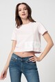 CALVIN KLEIN JEANS Tricou crop de bumbac organic Femei