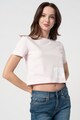 CALVIN KLEIN JEANS Tricou crop de bumbac organic Femei