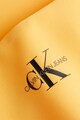 CALVIN KLEIN JEANS Top de satin cu imprimeu logo Femei