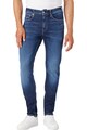 CALVIN KLEIN JEANS Blugi conici slim fit cu aspect decolorat Barbati