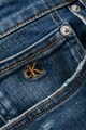 CALVIN KLEIN JEANS Blugi cu aspect decolorat si detalii cu aspect deteriorat Barbati