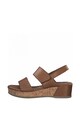 Tamaris Sandale wedge de piele Femei