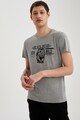 DeFacto Tricou slim fit cu decolteu la baza gatului Barbati