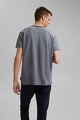 Esprit Tricou de bumbac organic si material pique Barbati