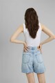 EDC by Esprit Pantaloni scurti de denim din bumbac organic cu aspect decolorat Femei